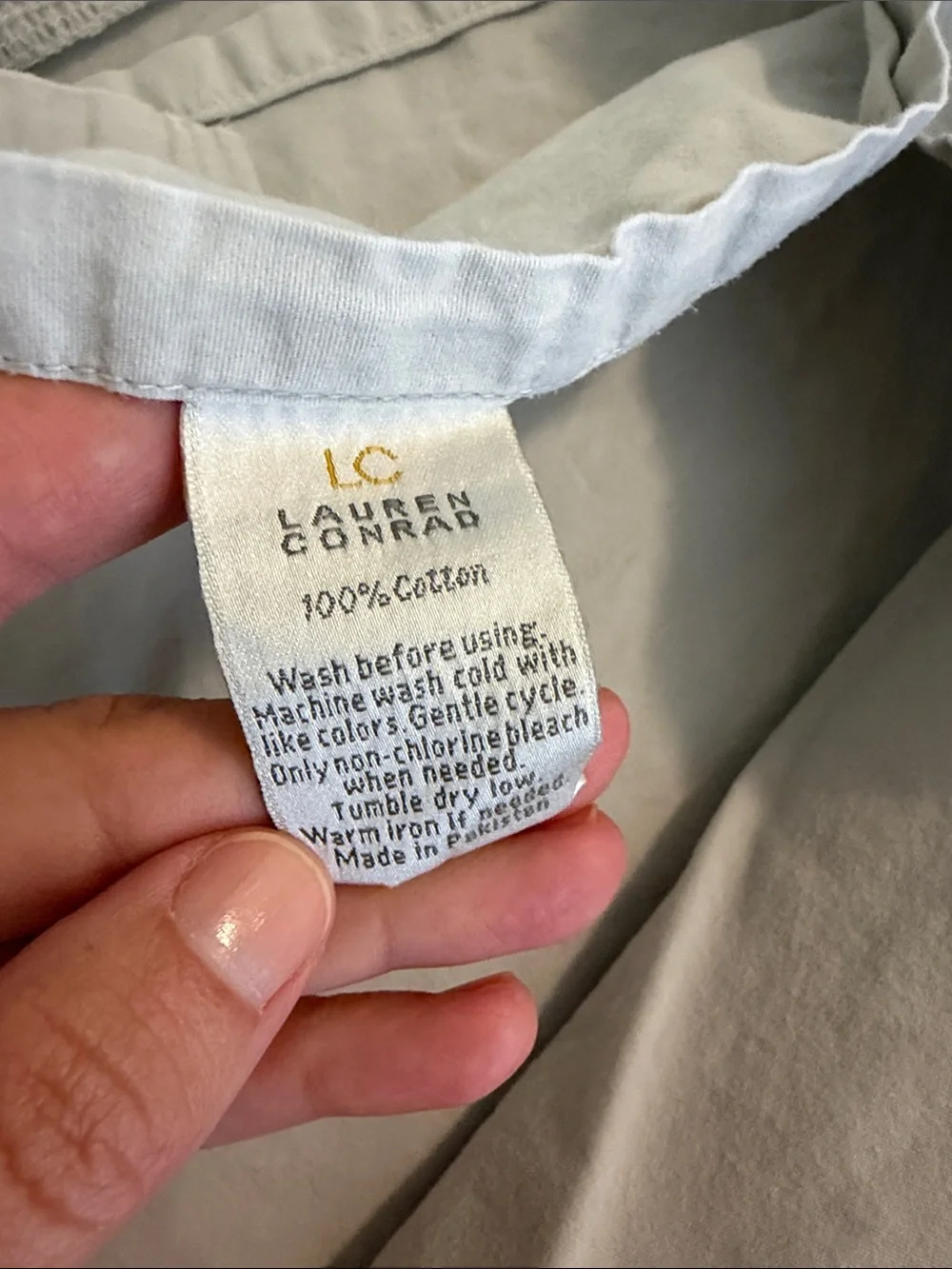 Gray Ruffled Queen Sheet Set
